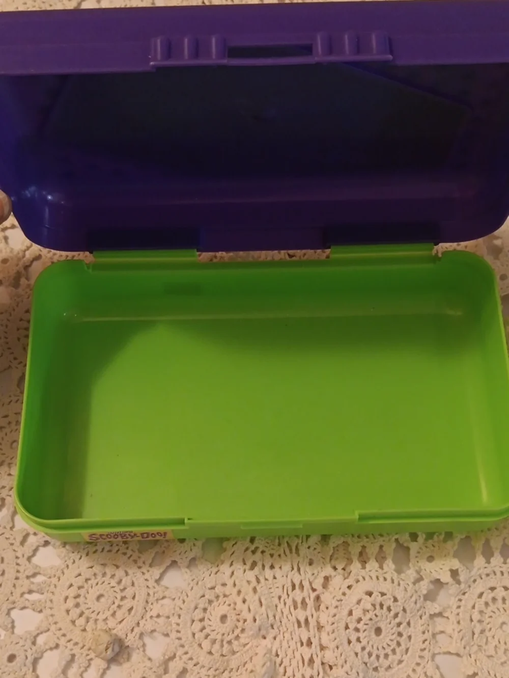 Vintage 2000s Scooby-Doo SpaceMaker Plastic Pencil Box